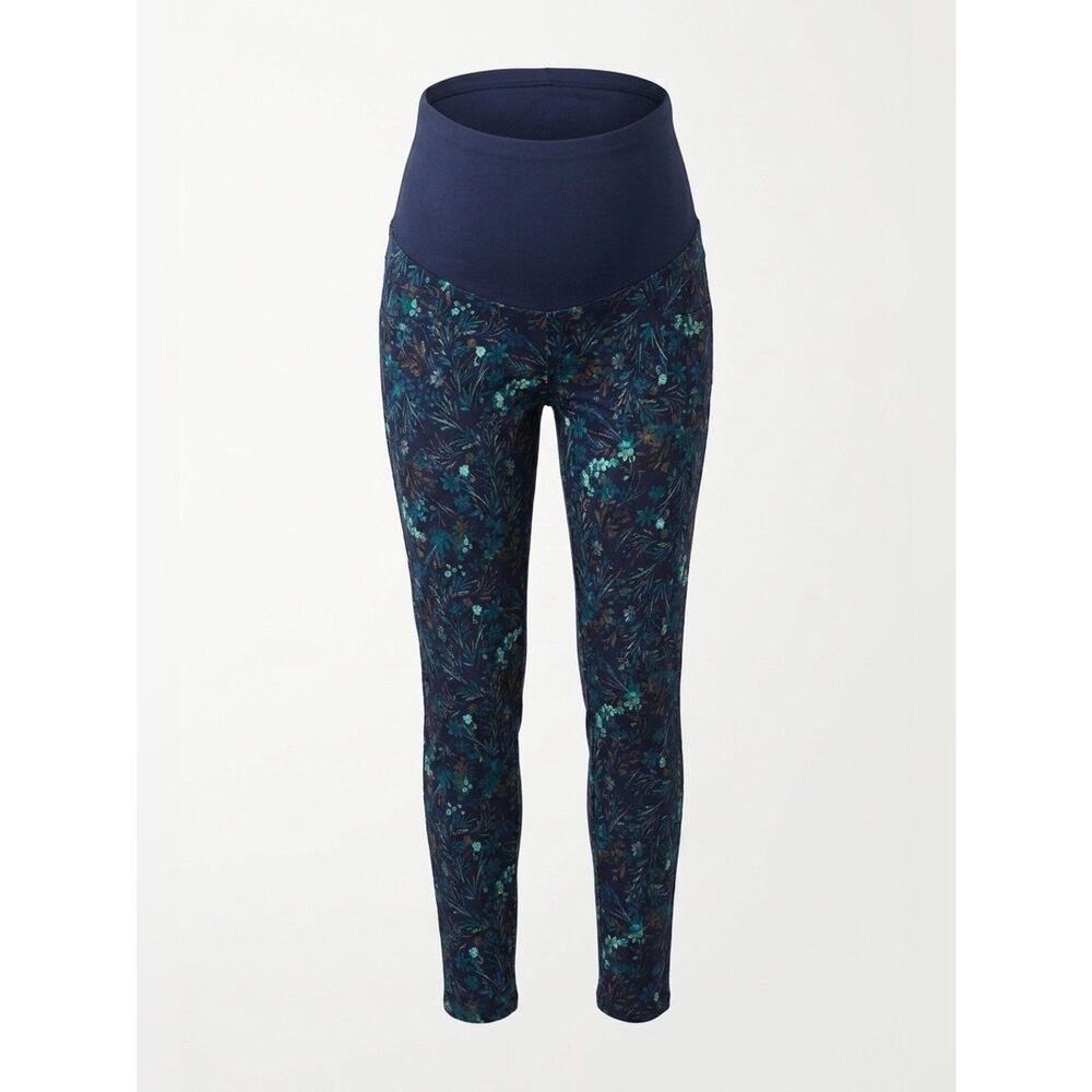 Motherhood Maternity Printed Denim Pants Size M EUC